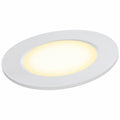 HCFEI 1 Stück LED-Möbeleinbauleuchte 12V, 3W, 55mm Ausschnitt, IP44, für Badezimmer und Schränke, warmweiß 3000K