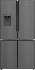 Lodówko-zamrażarka SIEMENS KF96DAXEA iQ500, 375 l, system bezszronowy, kolor czarny