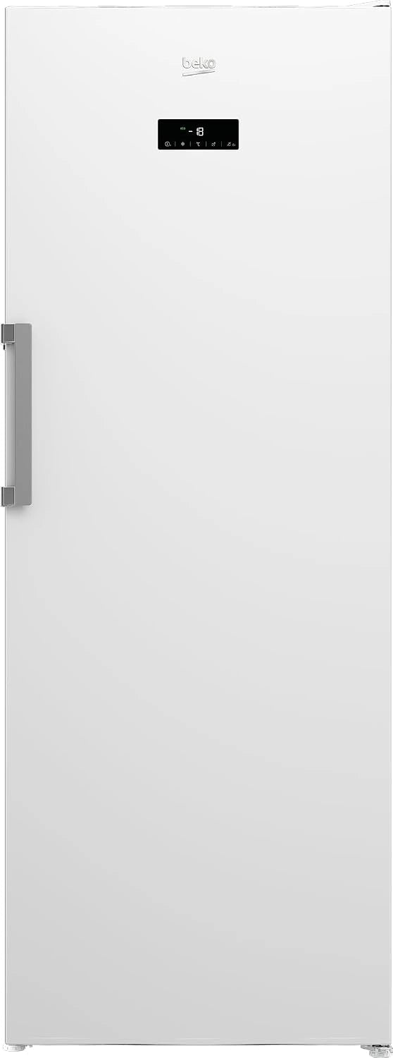 Zamrażarka Beko RFNE448E55W, 404 l, system bezszronowy, szuflady, kolor biały