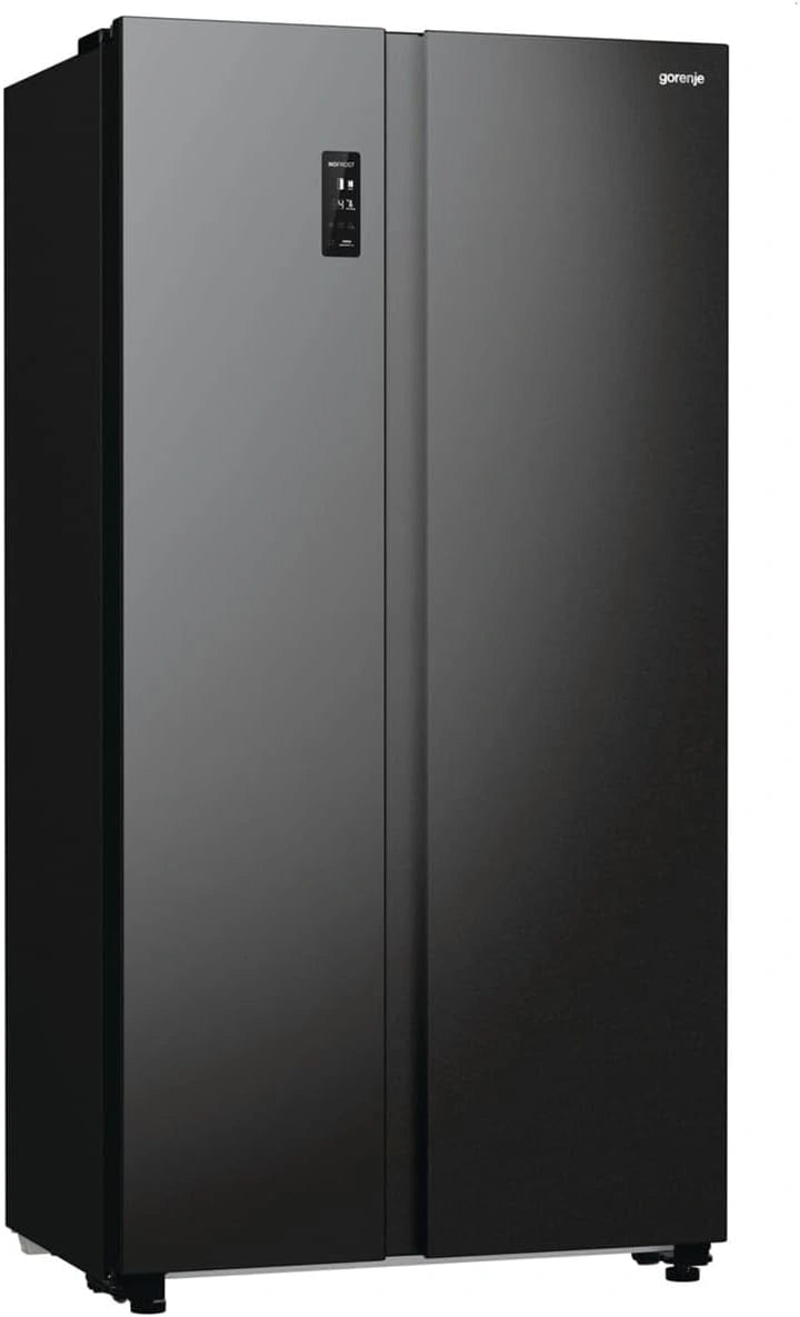 Lodówko-zamrażarka Gorenje NRR 9185, system bezszronowy, kolor czarny