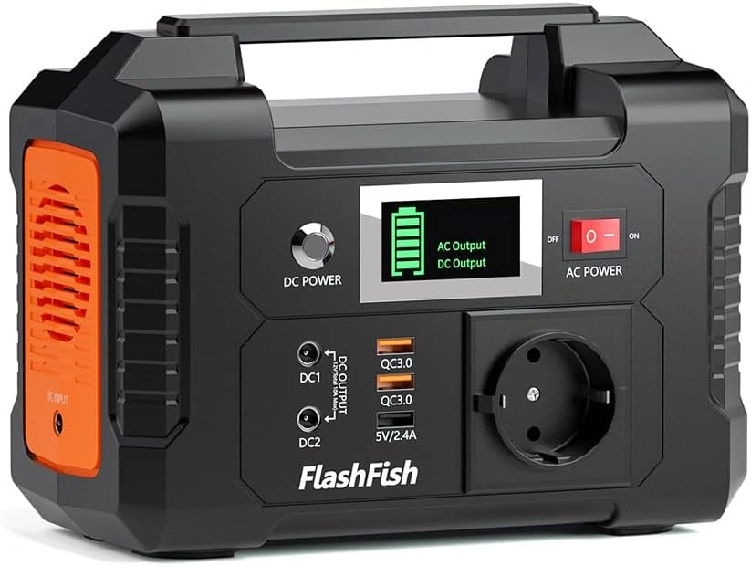Powerbank Flashfish 200W, 200 W, 151 Wh, 230 V, kolor szary