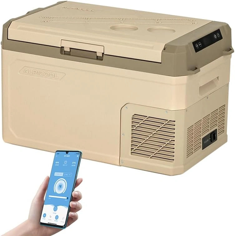 Lodówka Alpicool GE30, 28 l, 24 V, kolor beżowy