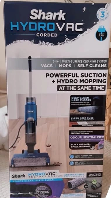 Odkurzacz Shark HydroVac WD210EUCP, bezprzewodowy, kolor szary