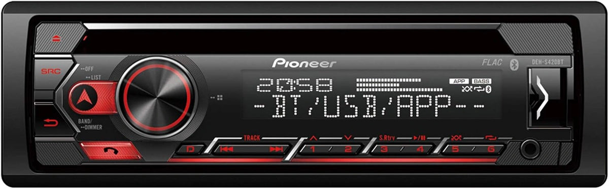 Urządzenie użytkowe Pioneer DEH-S420BT, kolor czarny i szary