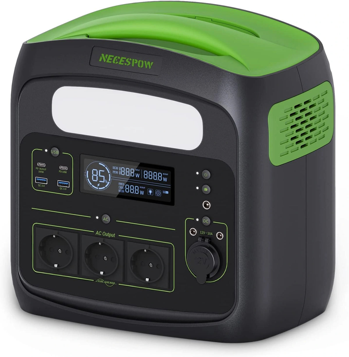 Akumulator Peak PD100W, 700 W, kolor szary i czarny