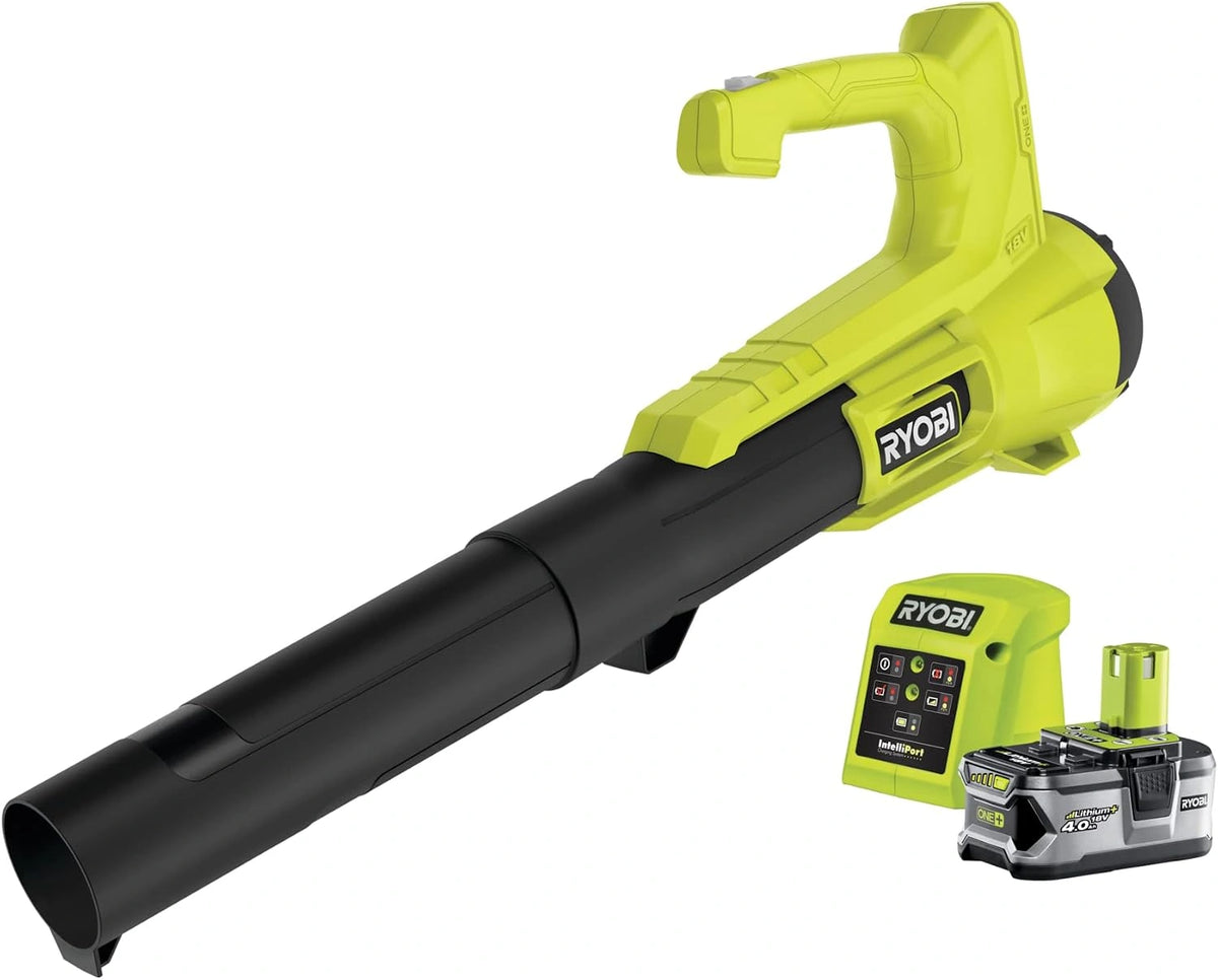 Dmuchawa do liści Ryobi RY18BLA-140, 4,0 Ah, 18 V, kolor żółty i szary