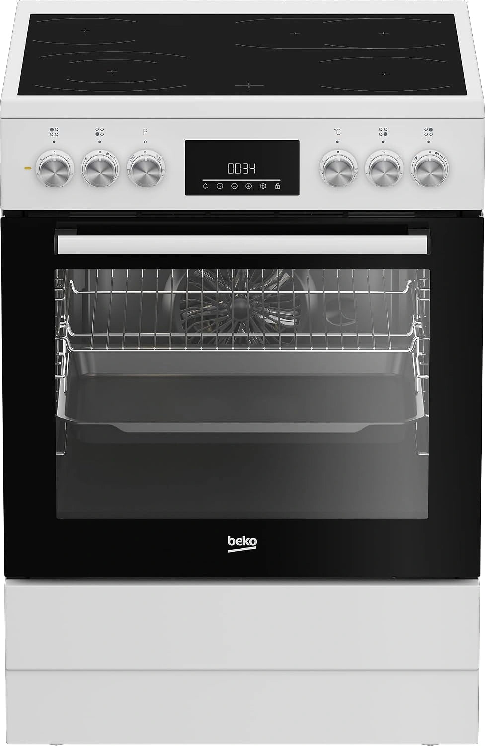 Kuchenka elektryczna Beko FBM67320WS, 72 l, kolor biały