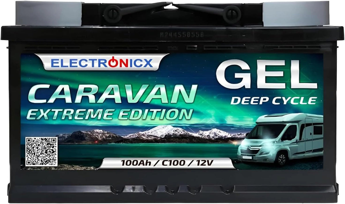 Akumulator Electronicx CARAVAN C100, 100 Ah, 12 V, kolor czarny