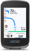Licznik rowerowy GPS GEOID CC700, bezprzewodowy, Wi-Fi, kolor szary i czarny