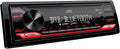 Radio JVC KD-X282DBT, 50 W, kolor czerwony