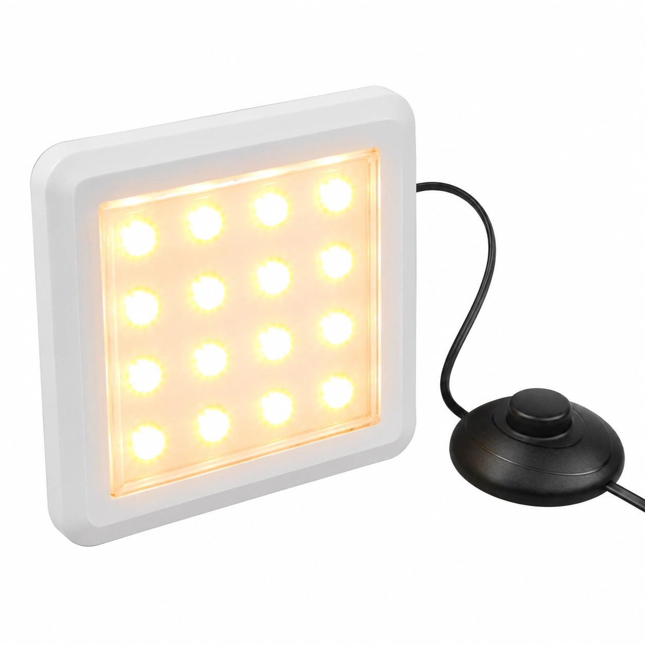 LED Vitrinenleuchte Quina, 3000K, 1-10er Set, dimmbar mit Fußschalter, silber matt