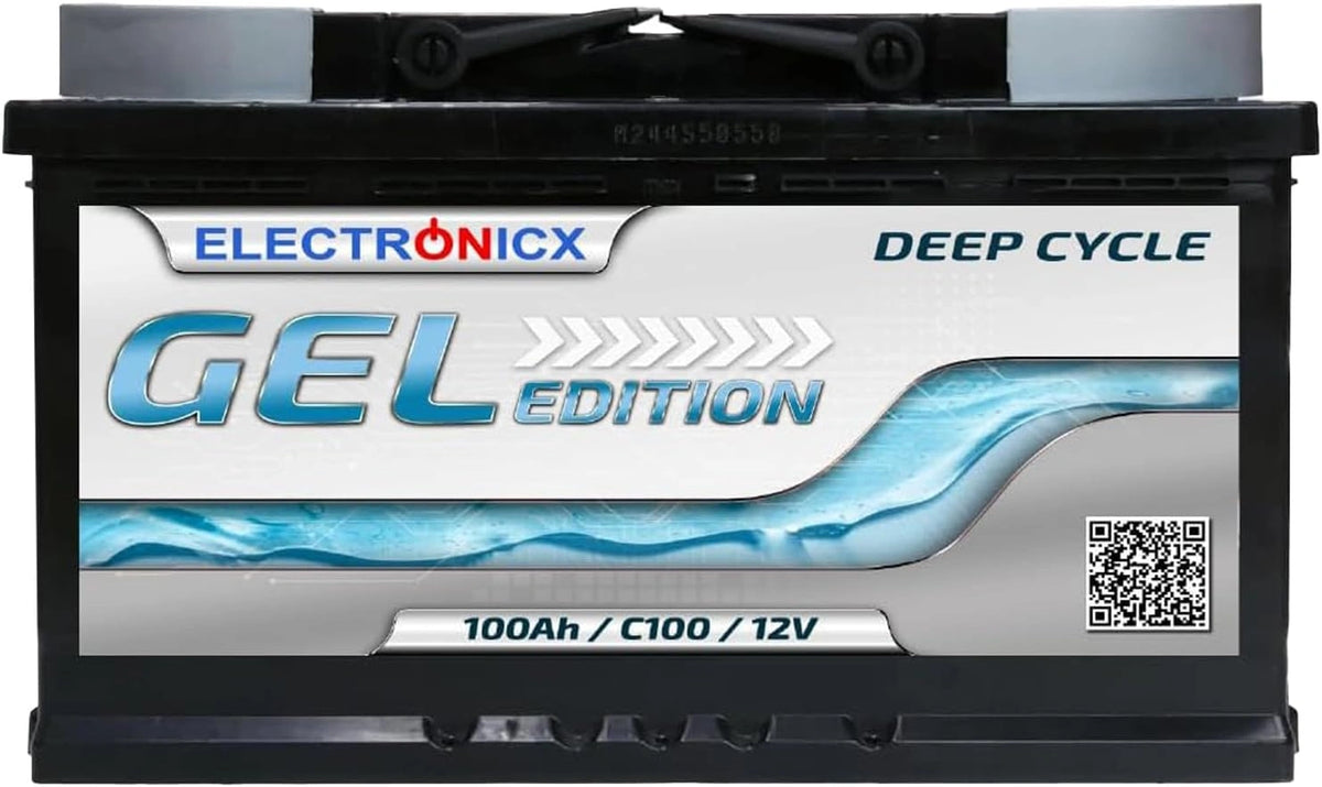 Akumulator Electronicx, 100 Ah, 12 V, kolor czarny