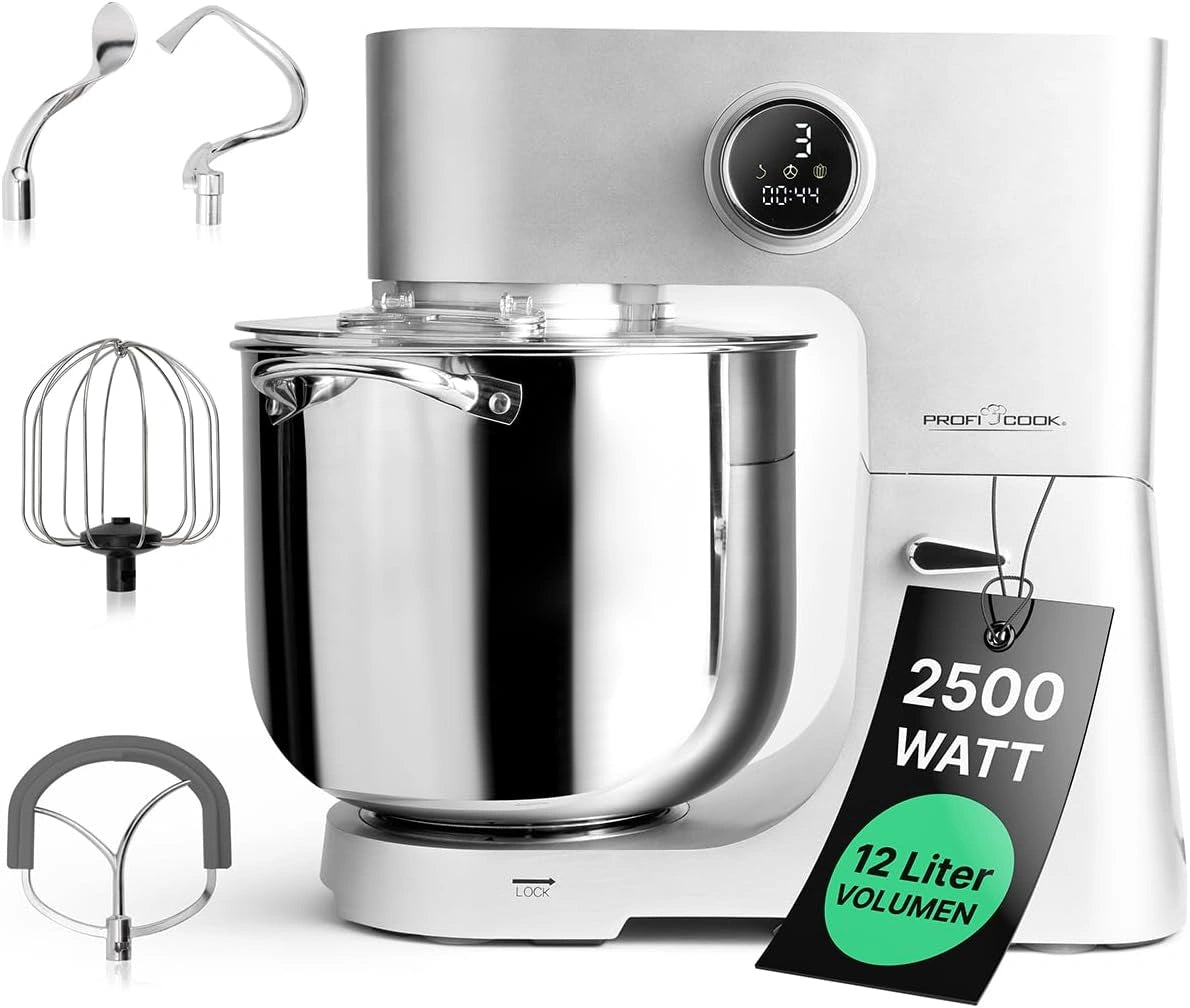Robot kuchenny ProfiCook XXL 12, 12 l, kolor szary i biały