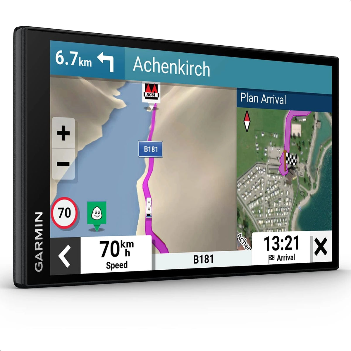 Nawigacja GPS Garmin, 7 cali, kolor szary