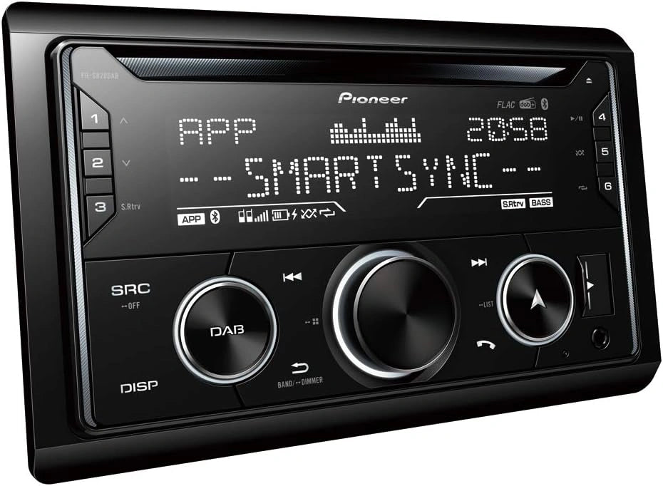 Radio Pioneer FH-S820DABAN, kolor czarny i szary