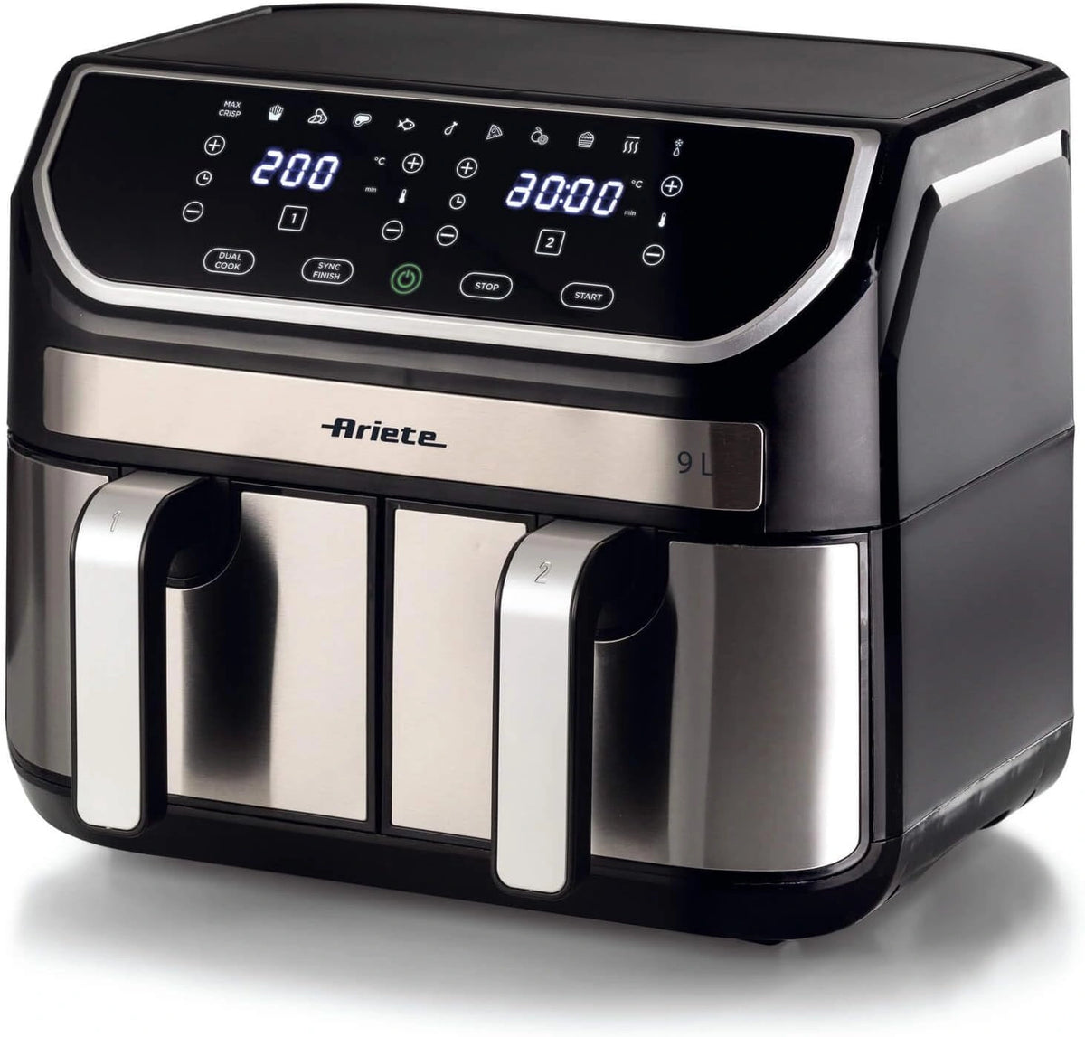 Frytkownica beztłuszczowa Ariete, 2100 W, 9 l, kolor czarny