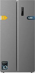 Lodówka Cecotec SBS 430, 430 l, system bezszronowy, kolor szary