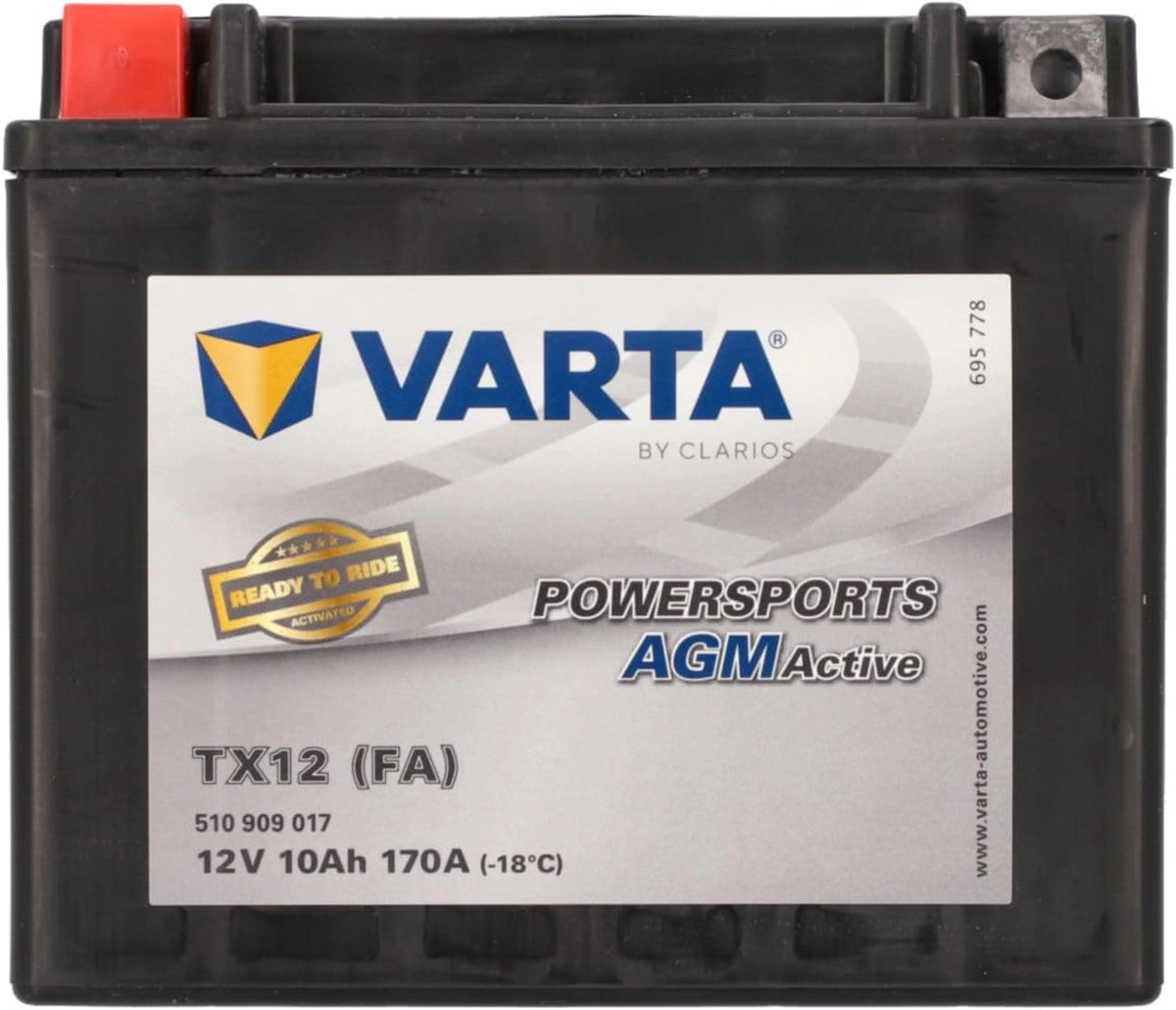 Akumulator Varta, 10 Ah, kolor czarny
