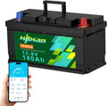 Akumulator Mjbsan LiFePO4 H190, 140 Ah, 1792 Wh, 12 V, kolor szary