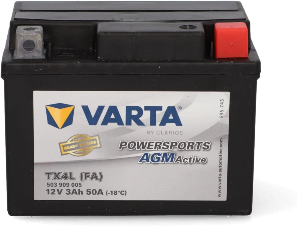 Akumulator Varta, 3 Ah, kolor czarny