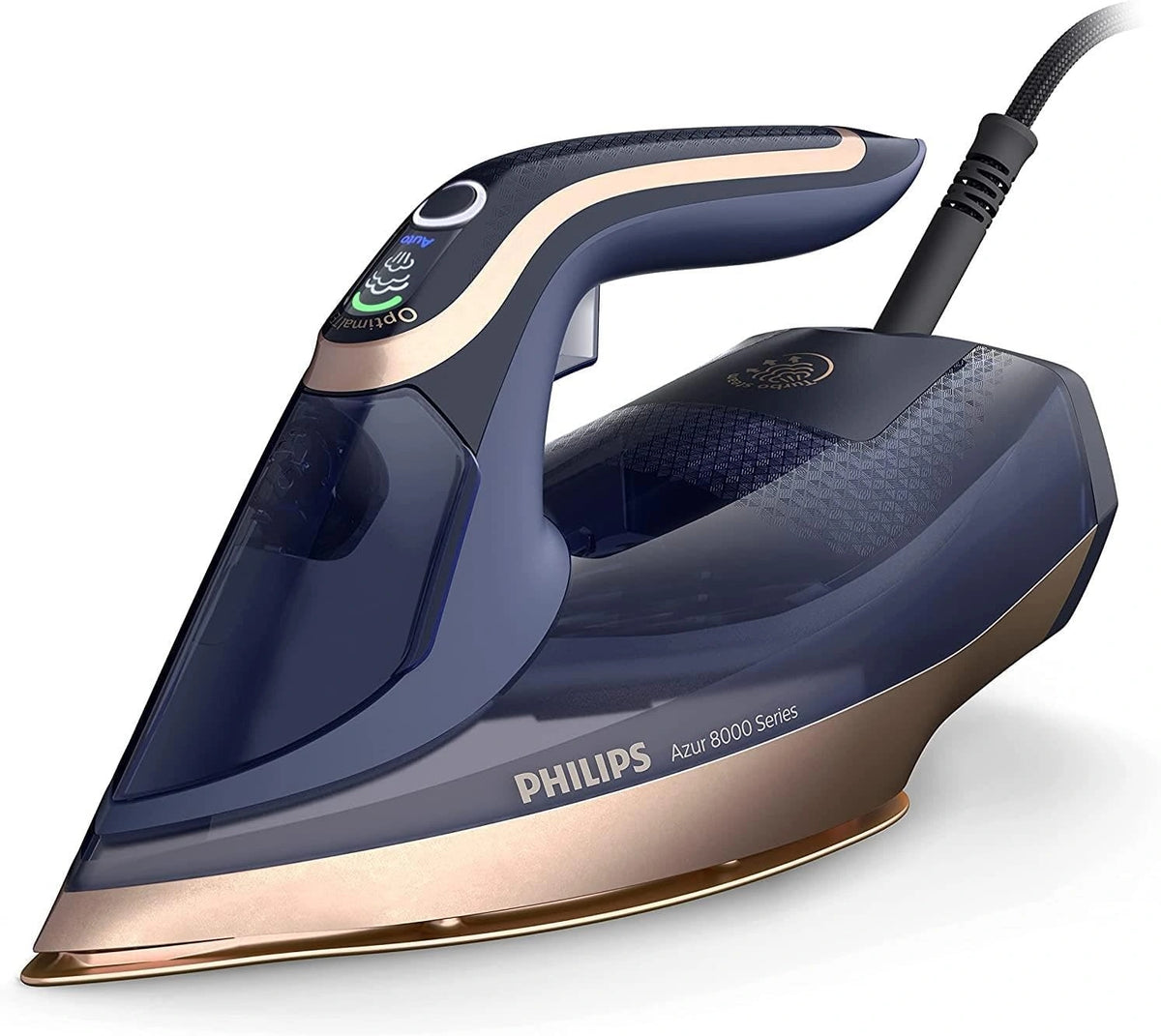 Żelazko parowe Philips DST8050, kolor niebieski i szary