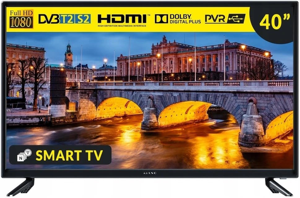 Telewizor Kiano HD 1080p, kolor niebieski