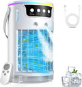 Klimatyzator USB, programator czasowy, kolor szary i niebieski