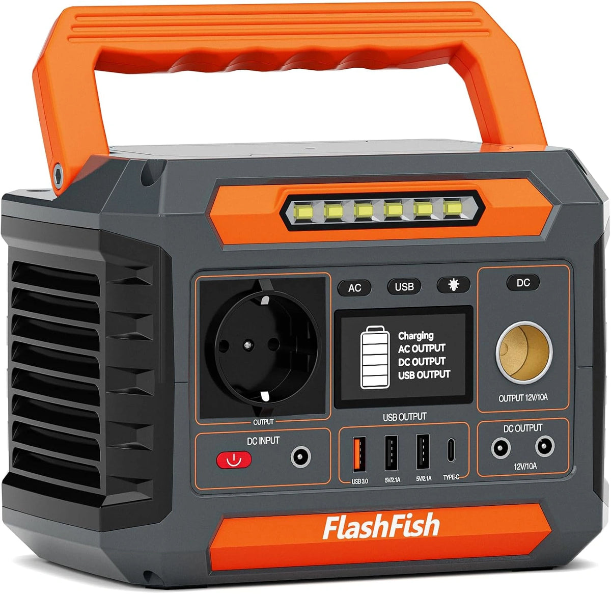 Akumulator FlashFish P66A, 200 W, 230 V, kolor szary