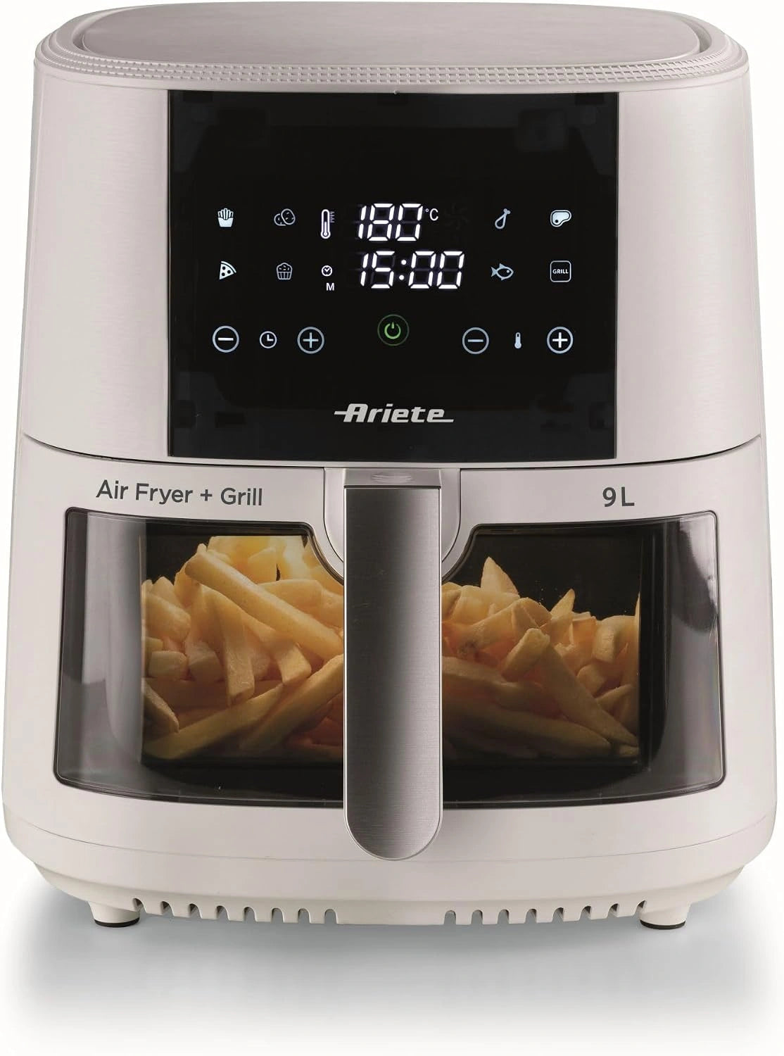 Frytkownica beztłuszczowa Ariete, 1500 W, 9 l, kolor biały