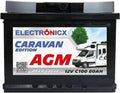 Akumulator Electronicx AGM, 80 Ah, 12 V, kolor czarny