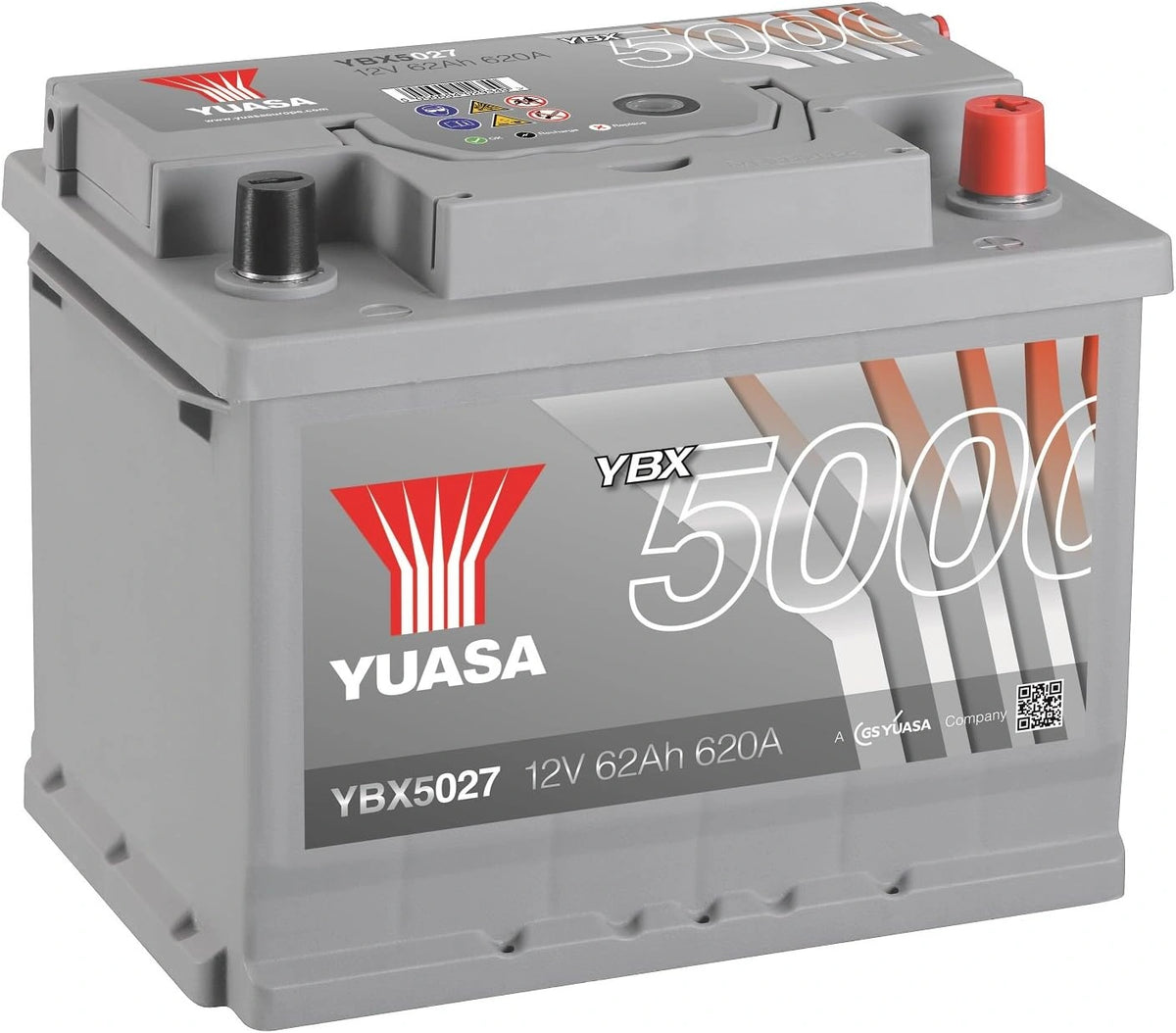 Akumulator YUASA YBX5027 YUASA 12, kolor szary