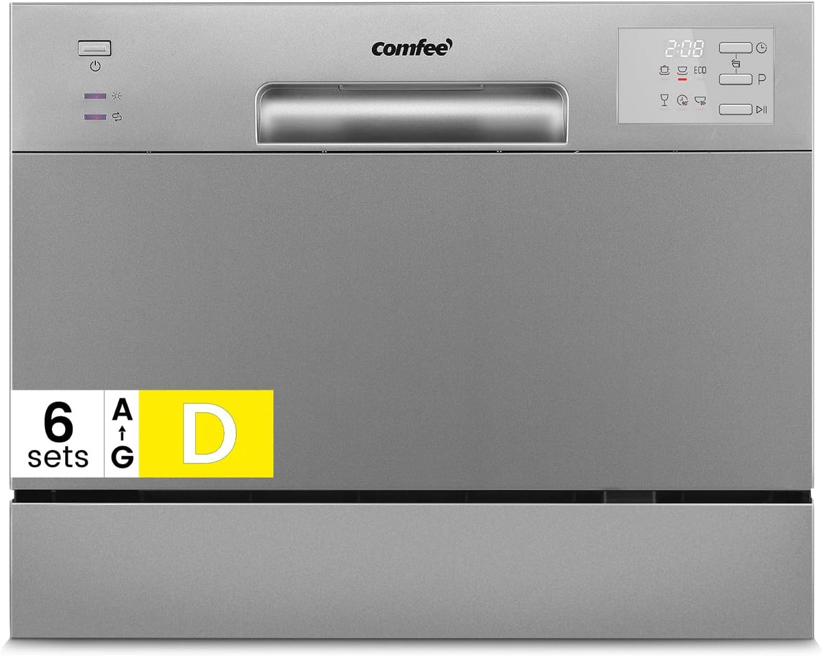 Zmywarka COMFEE CDWMT0602ESD-EU, kolor srebrny