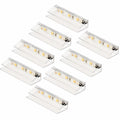 LED Glasbodenbeleuchtung Ambilux Clip, 3000K-5000K, für 4-10mm Glasdicken, erweiterbar, 10er Set
