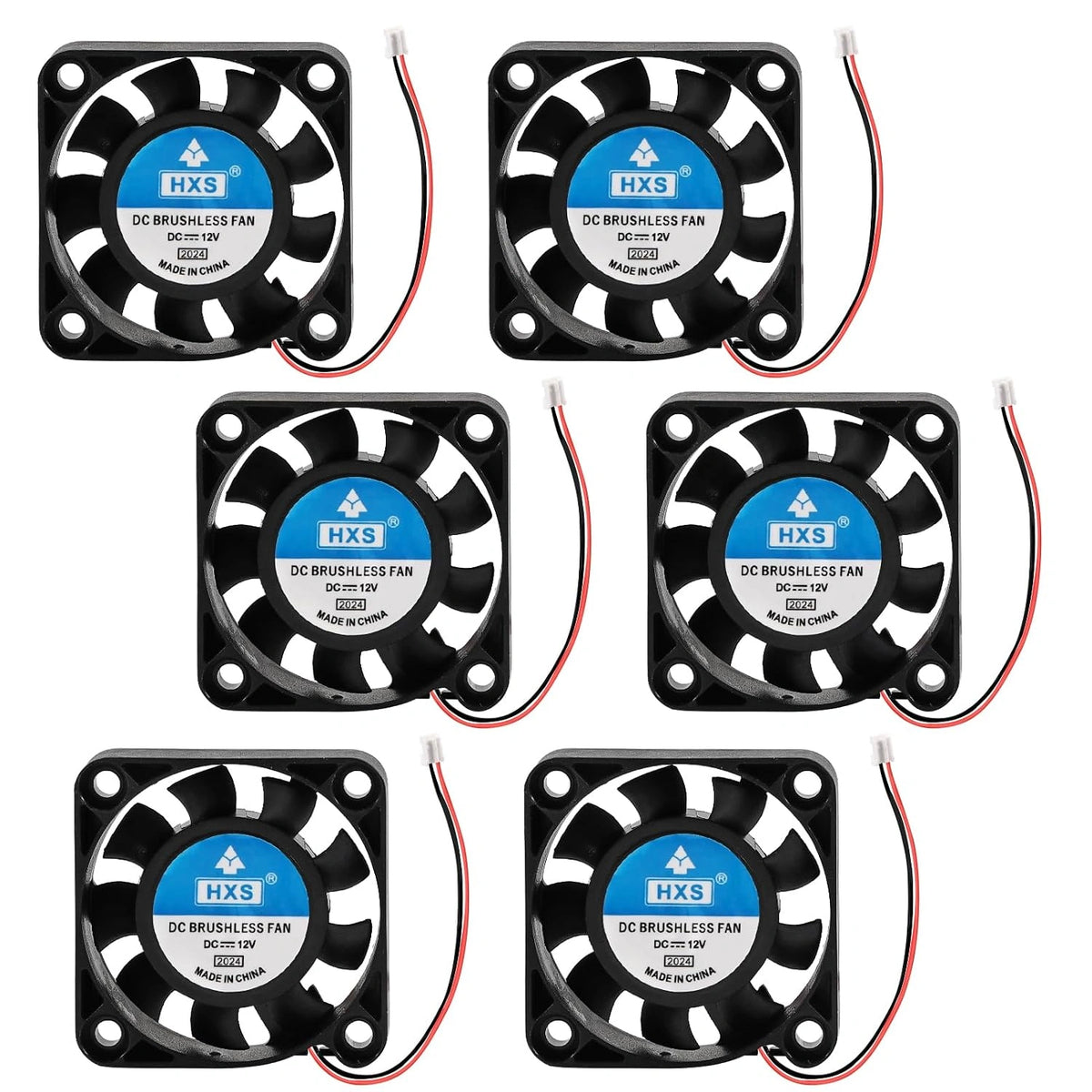Wentylator DVR DC 12, 12 V, kolor czarny i szary